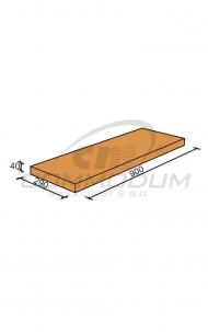 Půdní schody - Dřevěný stupeň 900x280x40