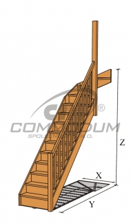 Točité schodiště - TATRA horní lomení KV 2750+30