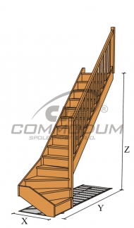 Půdní schody - TATRA spodní lomení KV 2750+30